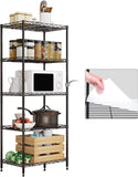 5 Tier Storage Shelf Wire Shelving Unit Storage Rack Metal for Kitchen Organization