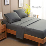 Bed Sheet Set Super Soft Microfiber 1800 Thread Count Luxury Egyptian Sheets 16-Inch