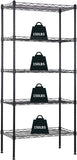 5-Tier Metal Shelving Unit Storage Shelves Metal Shelves 48