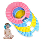 4pcs Soft Adjustable Baby Kids Children Shampoo Bath Bathing Shower Cap