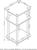 Bedside Table with Plastic