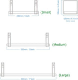 Hanging Shelves Wall Mount Set of 3