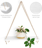 Boho Decor Swing Rope Rustic Floating Shelf