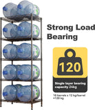 5 Tier Storage Shelf Wire Shelving Unit Storage Rack Metal for Kitchen Organization