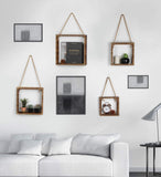 Rustic Wood Cube Display