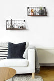 Shelf with Metal Wire Basket