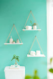 Boho Decor Swing Rope Rustic Floating Shelf