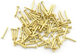 24-Pack Mini Brass Hinges 10x8mm