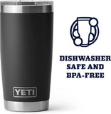 Rambler 20 oz Stainless Steel Vacuum Insulated Tumbler w/MagSlider Lid