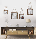 Rustic Wood Cube Display