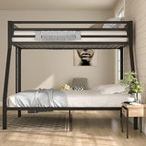 Twin Over Full Bunk Bed Frame with Ladder