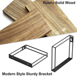 Hanging Shelves Wall Mount Set of 3