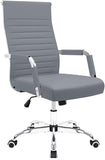 Leather Executive Conference Task Chair Adjustable