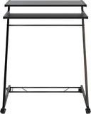 Standing Rolling Laptop Desk with Casters for Mobility