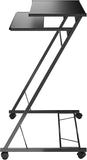 Standing Rolling Laptop Desk with Casters for Mobility