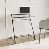 Standing Rolling Laptop Desk with Casters for Mobility