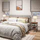 End Table with Charging Station and USB Ports