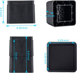 Stackable Bed and Furniture Risers 3 Inch Heavy Duty Bed Lifts