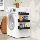 3 Pack Moveable Fridge Magnetic Spice Racks, Metal Black