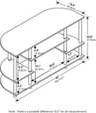 Simple Design Corner TV Stand